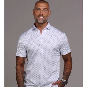 Collars & Co. Semi-Spread Collar Short-Sleeve Polo